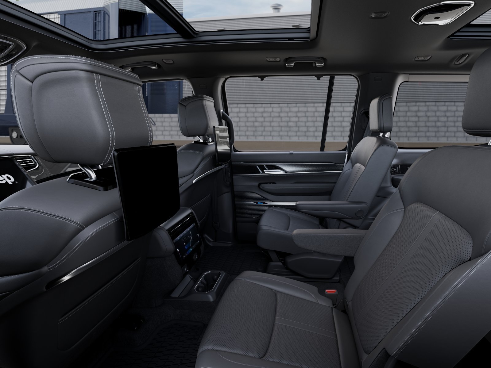 New 2026 Bright White Clear-Coat Exterior Paint Jeep Summit Obsidian image 49