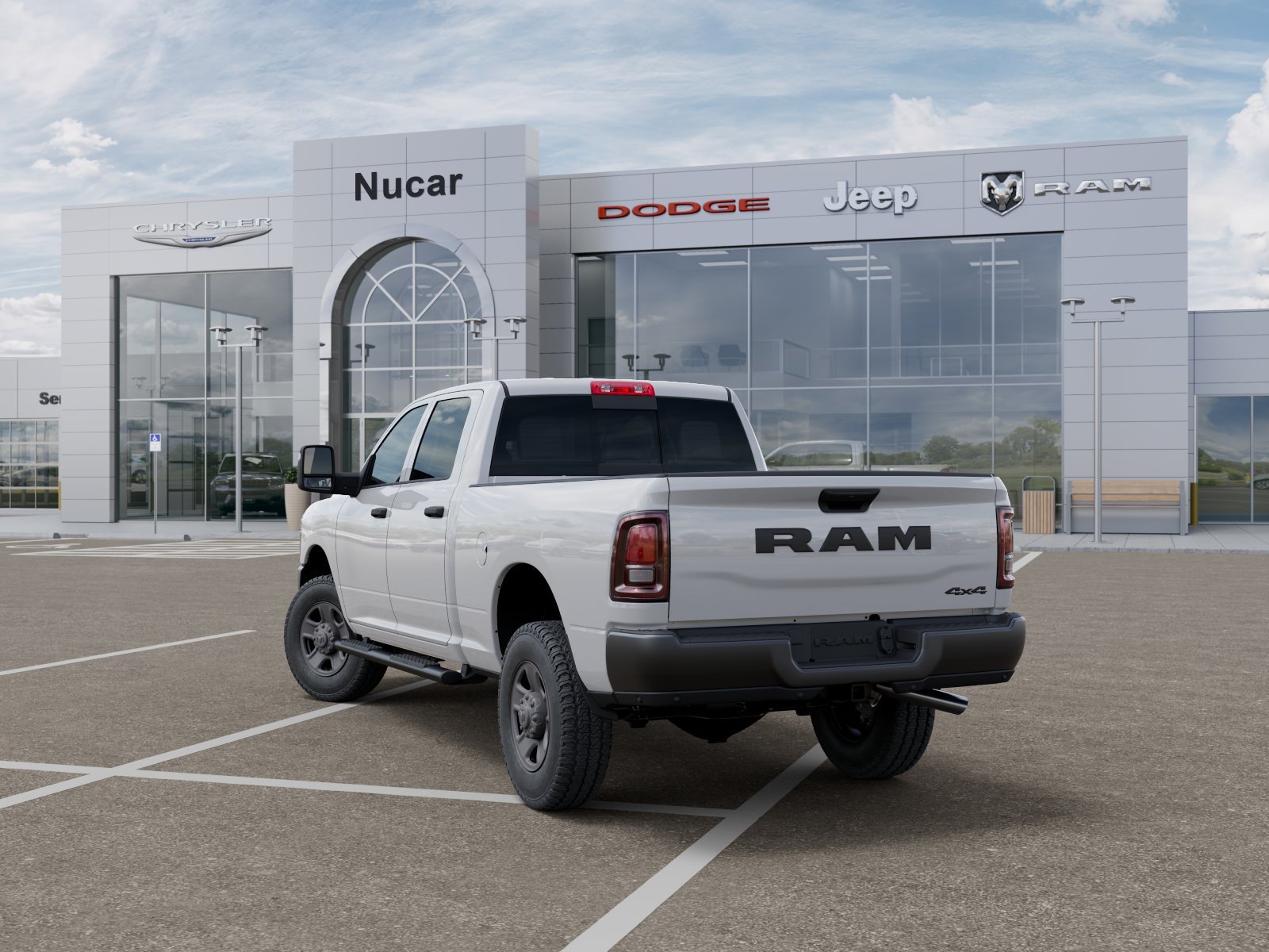 New 2026 Bright White Clear-Coat Exterior Paint RAM Tradesman image 21