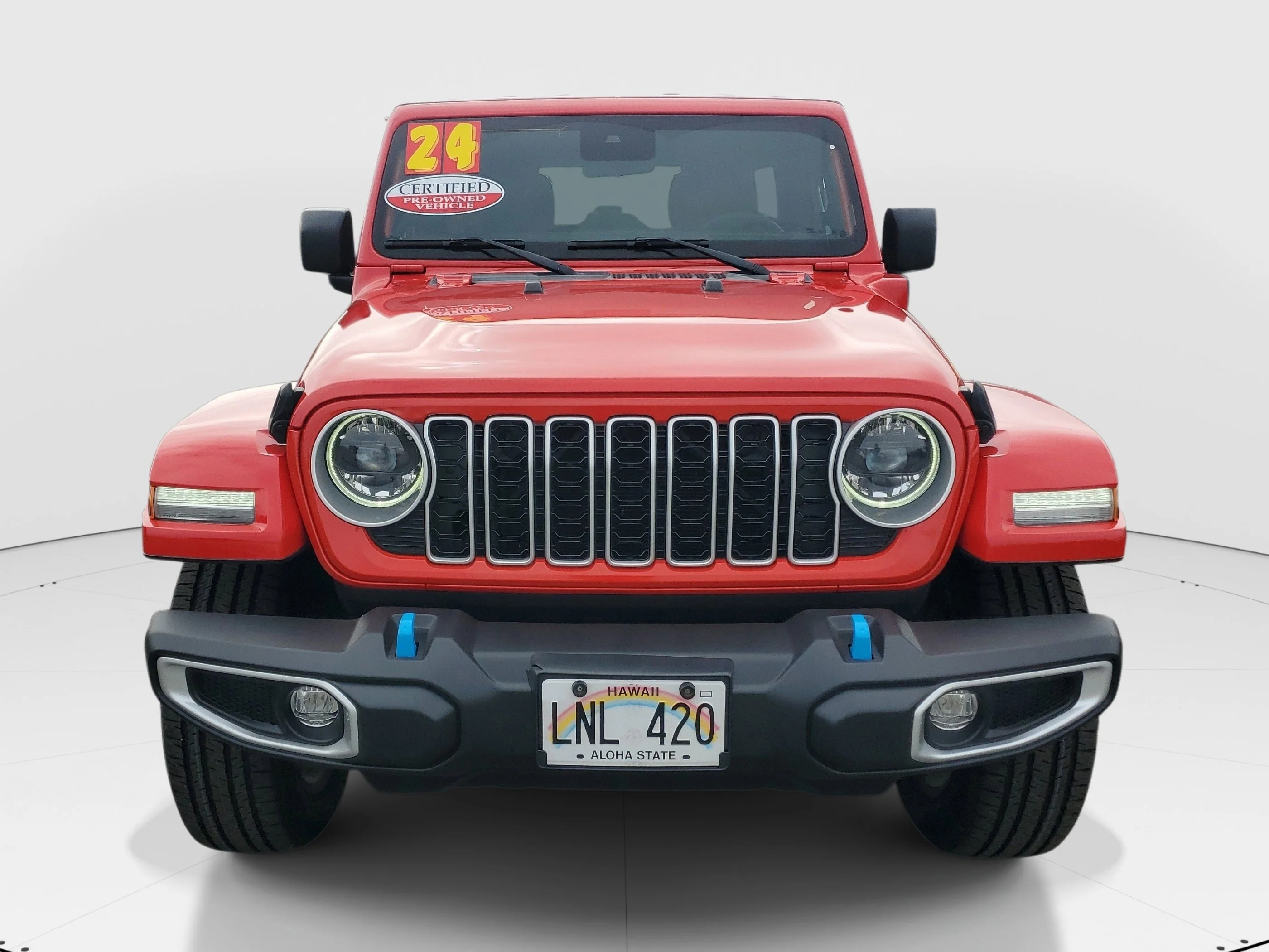 Used 2024 Red Jeep Sahara 4xe image 9