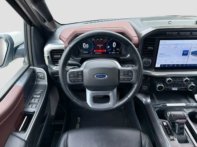 Used 2023 White Metallic Ford LARIAT image 16