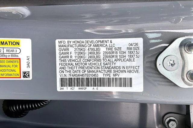 New 2026 Honda CR-V EX 4D Sport Utility