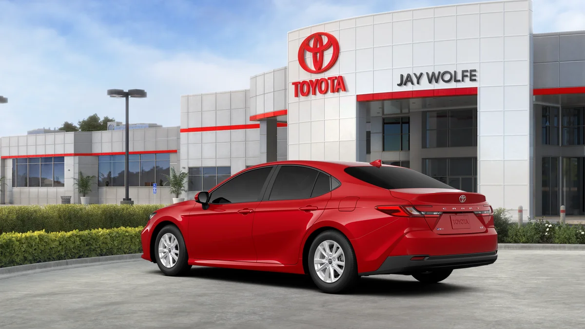New 2026 Supersonic Red Toyota LE image 6
