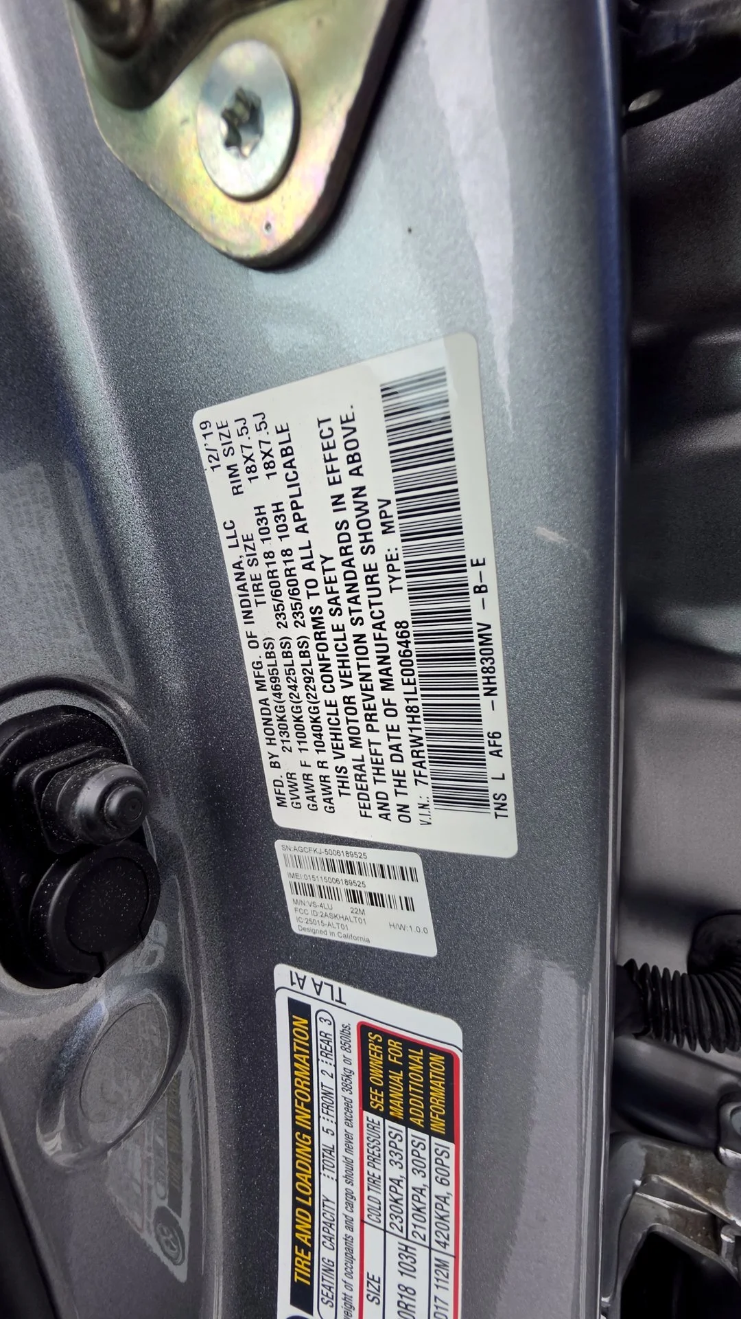 Certified Used 2020 Lunar Silver Metallic Honda EX-L image 13