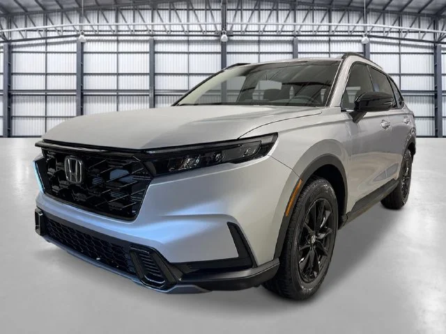 New 2026 Solar Silver Metallic Honda AWD Sport Hybrid image 1