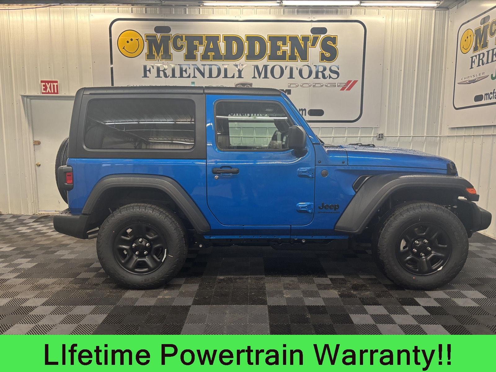 New 2026 Hydro Blue Pearl-Coat Exterior Paint Jeep Sport image 1