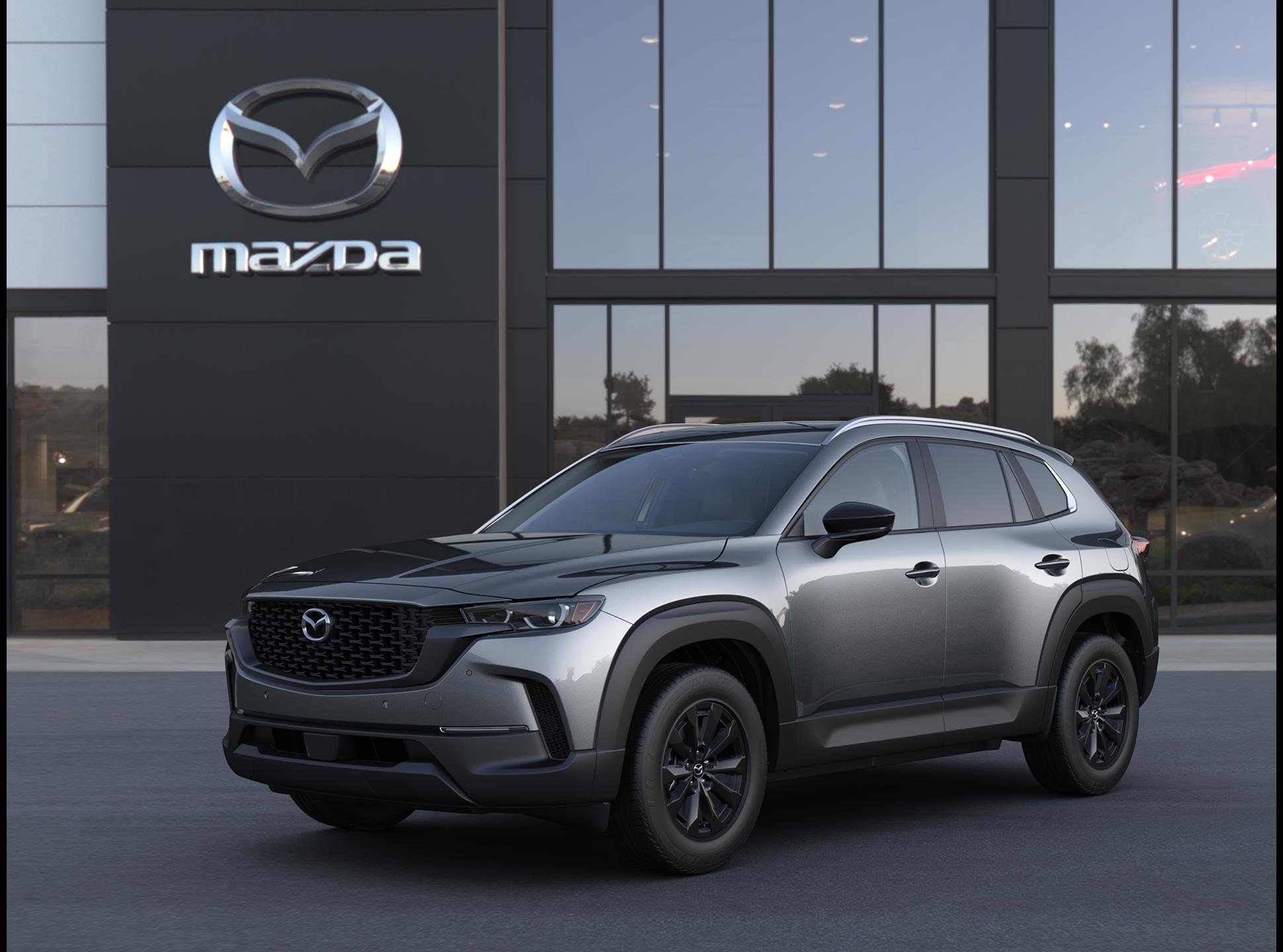 New 2026 Machine Gray Metallic Mazda Preferred AWD image 1