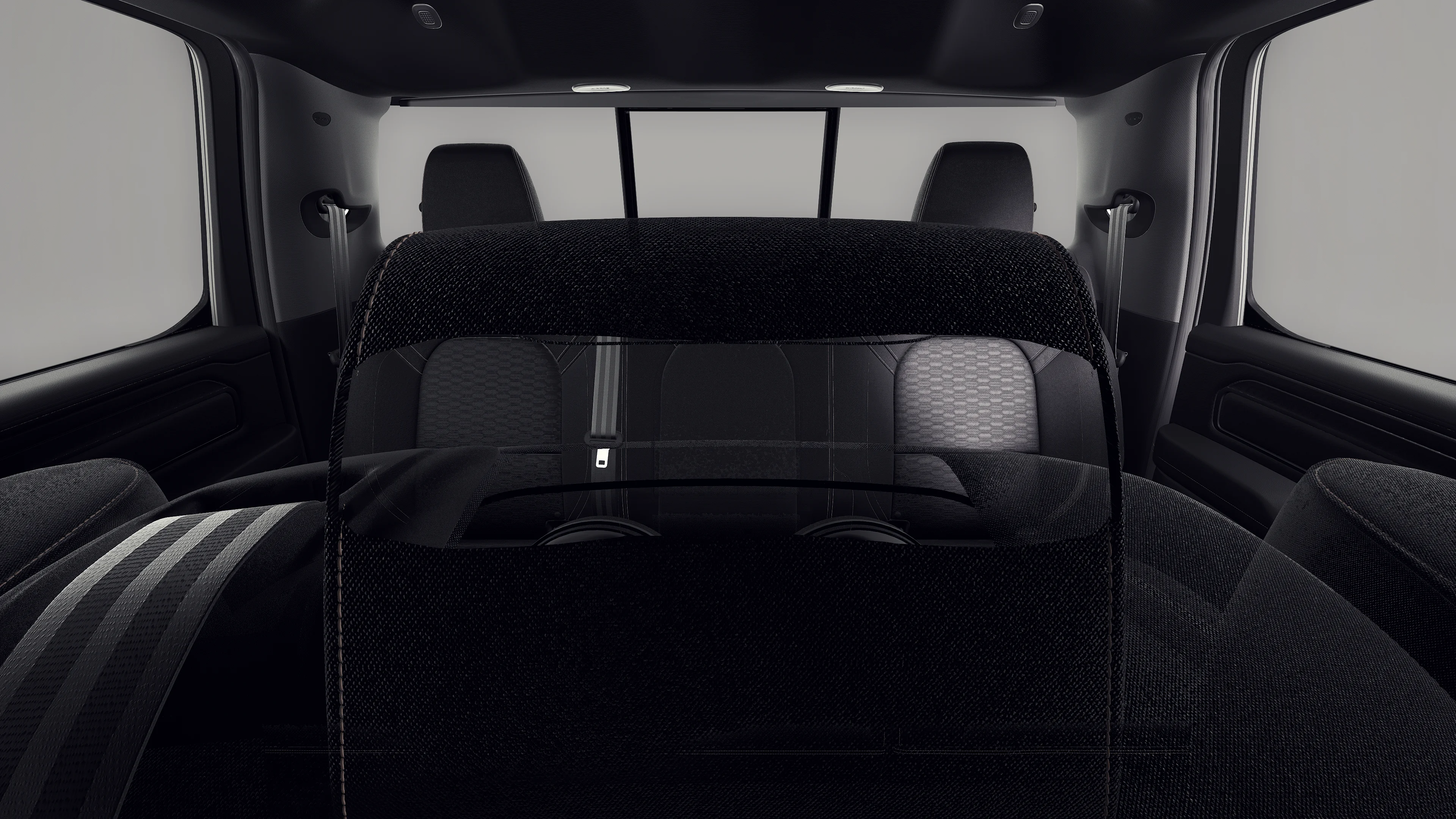New 2027 Diamond Black Crystal Pearl-Coat Exterior Paint RAM Express image 3