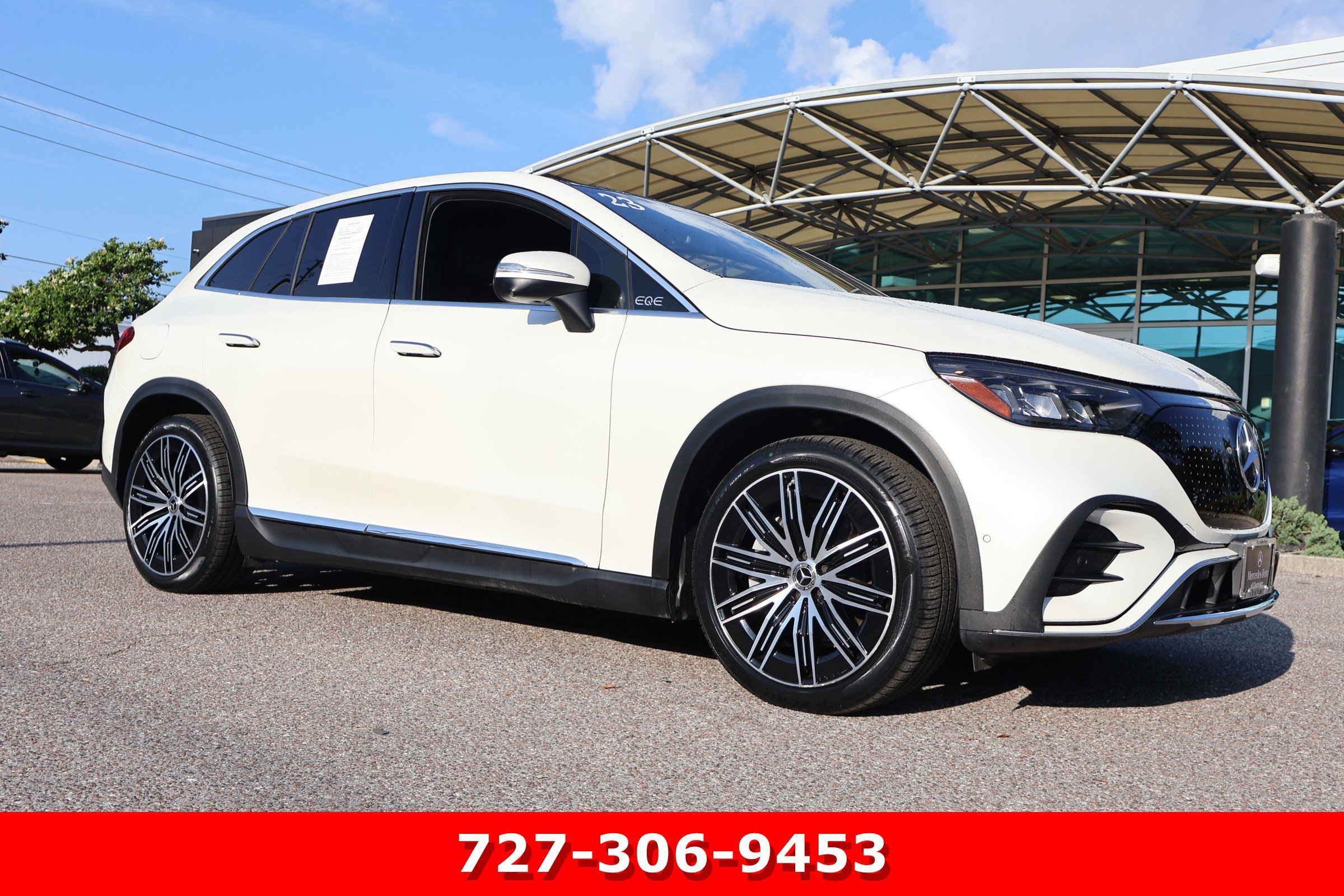 Certified Used 2023 MANUFAKTUR Diamond White Metallic Mercedes-Benz EQE 350 image 12
