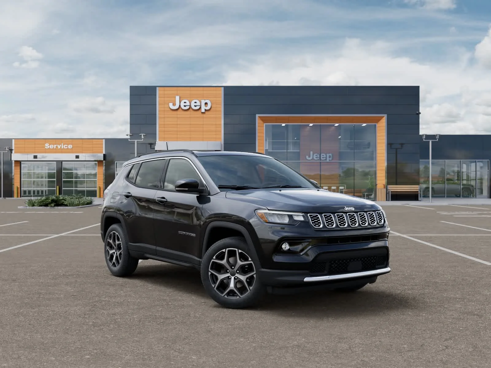 New 2026 Diamond Black Crystal Pearlcoat Jeep Limited image 5