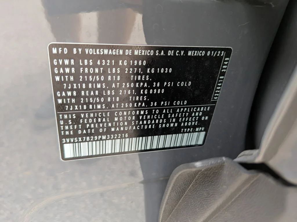 Certified Used 2023 Gray Volkswagen 1.5T SE image 36