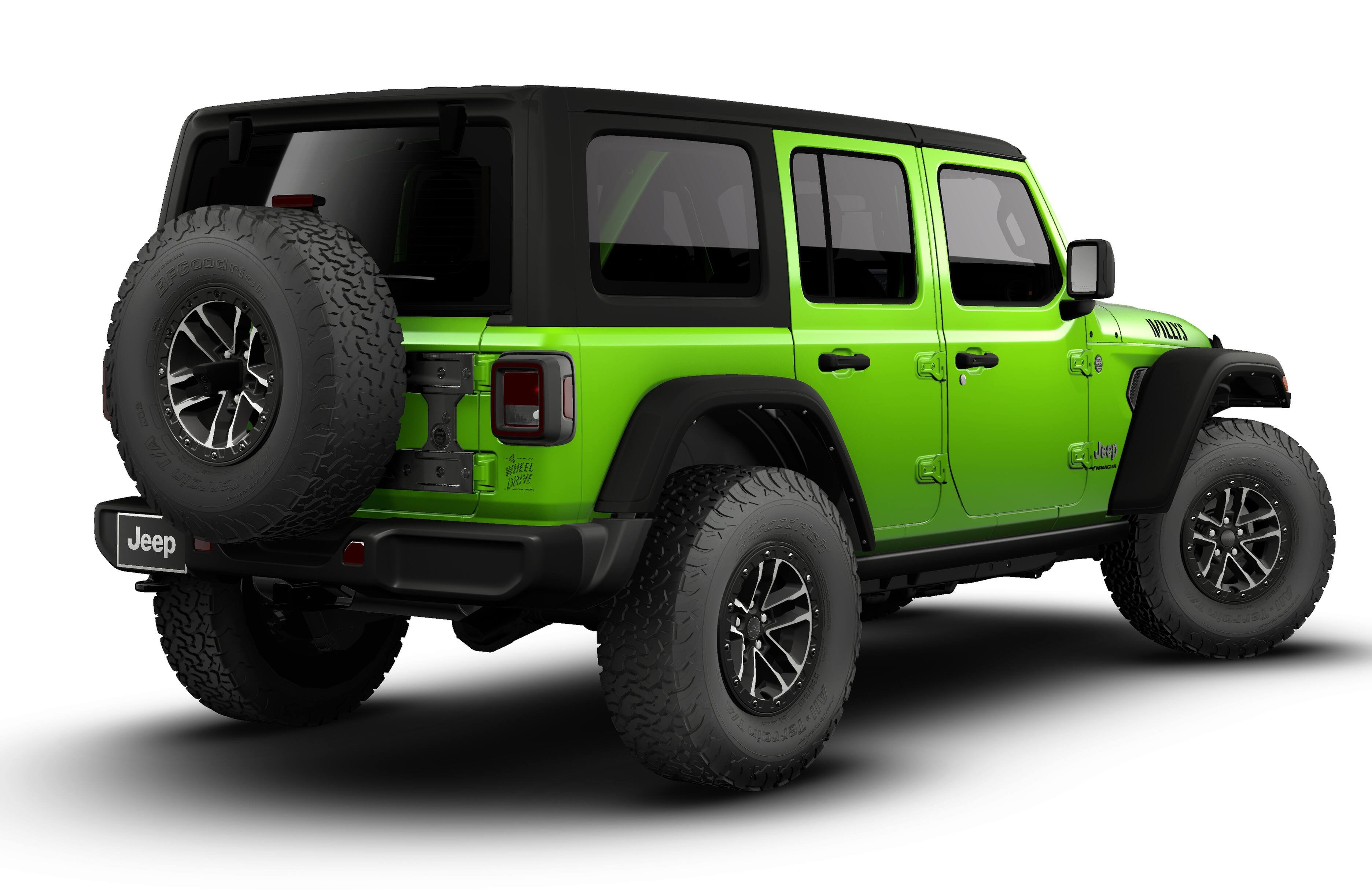 New 2026 Mojito Clear-Coat Exterior Paint Jeep Willys image 14