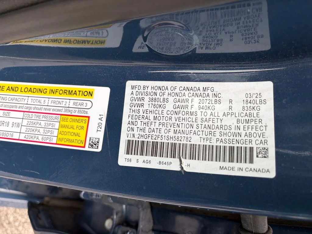 Certified Used 2025 Blue Lagoon Pearl Honda Sport image 25
