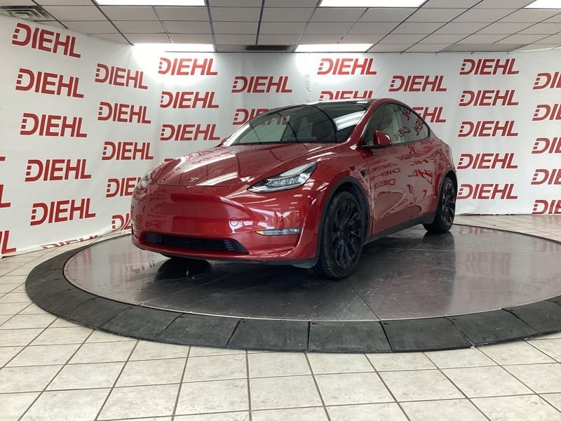 Used 2021 Red Tesla Long Range image 3