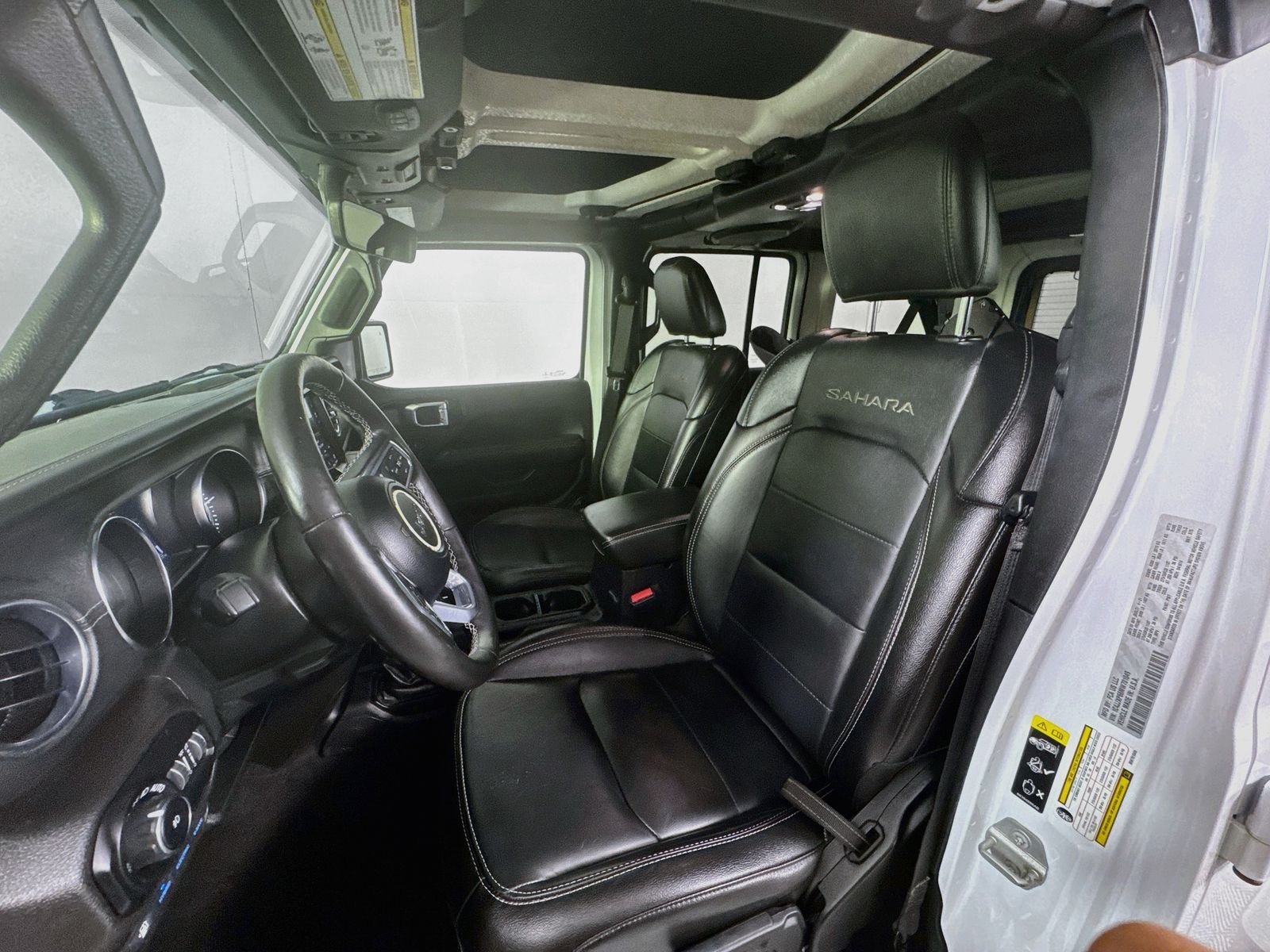Used 2021 White Jeep Unlimited Sahara 4xe image 22