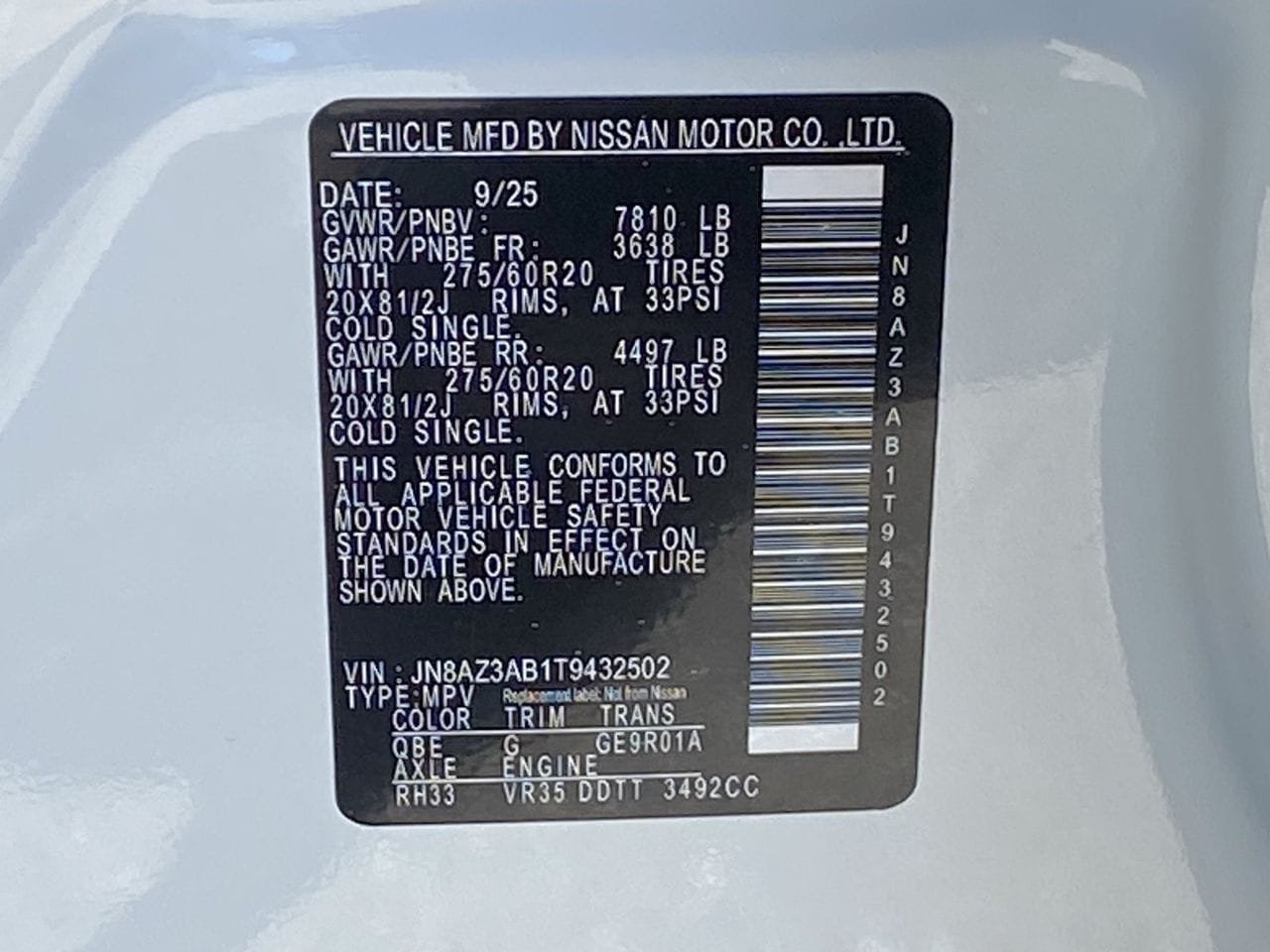 Certified Used 2026 Radiant White INFINITI PURE image 35