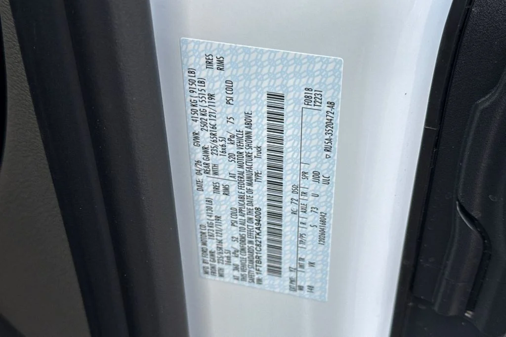 New 2026 Oxford White Ford Cargo Van image 28