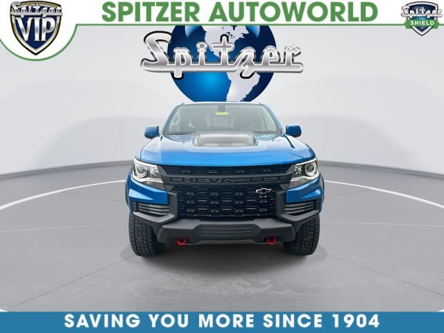 Certified Used 2021 BRIGHT BLUE METALLIC Chevrolet 4WD ZR2 image 3