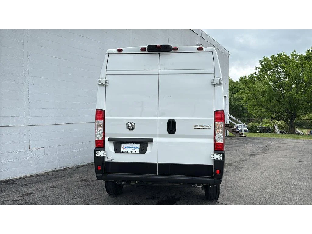 Used 2025 Bright White Clearcoat Ram Tradesman CARGO 159WB HIGH ROOF 3.6L image 7