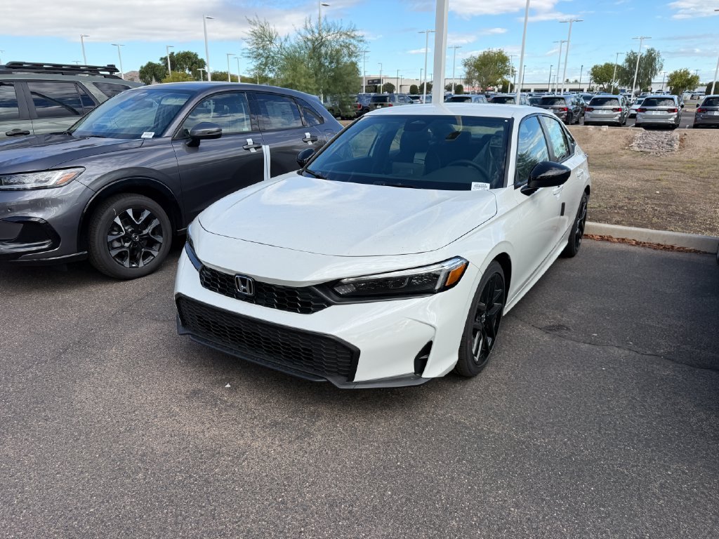 New 2026 Platinum White Pearl Honda Sport image 1