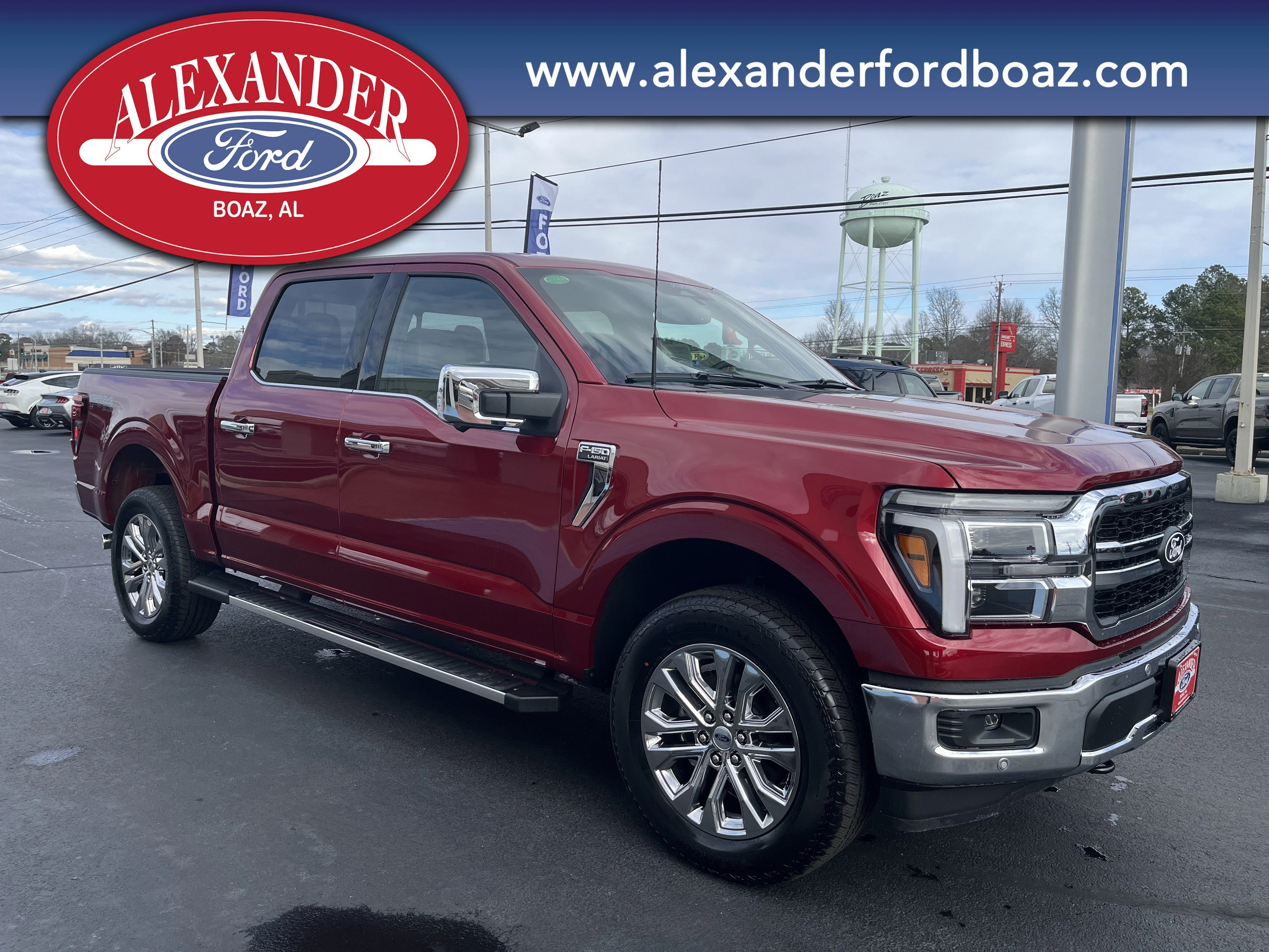 New 2026 Ruby Red Metallic Tinted Clearcoat Ford Lariat® image 3