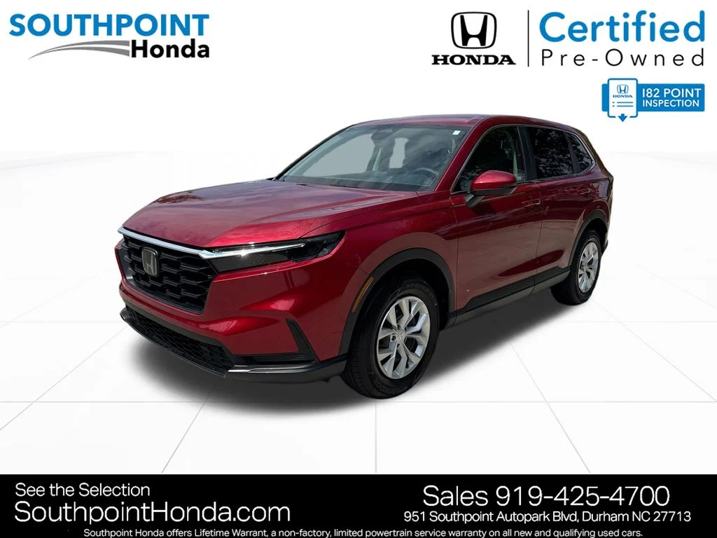 Certified Used 2026 Radiant Red Metallic Honda AWD LX image 3