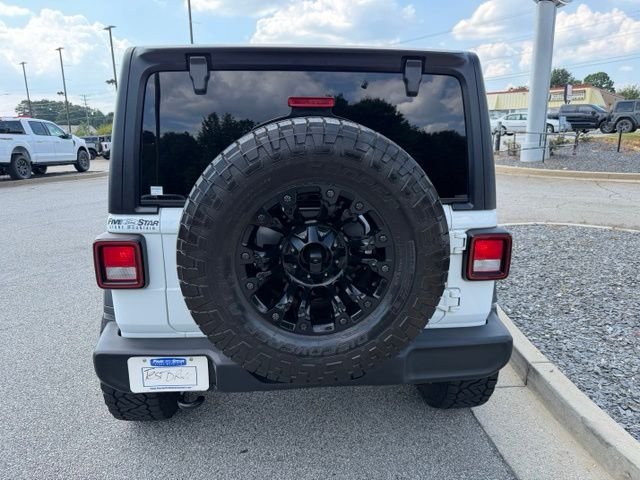 Certified Used 2022 Bright White Clearcoat Jeep Unlimited Sport S image 7