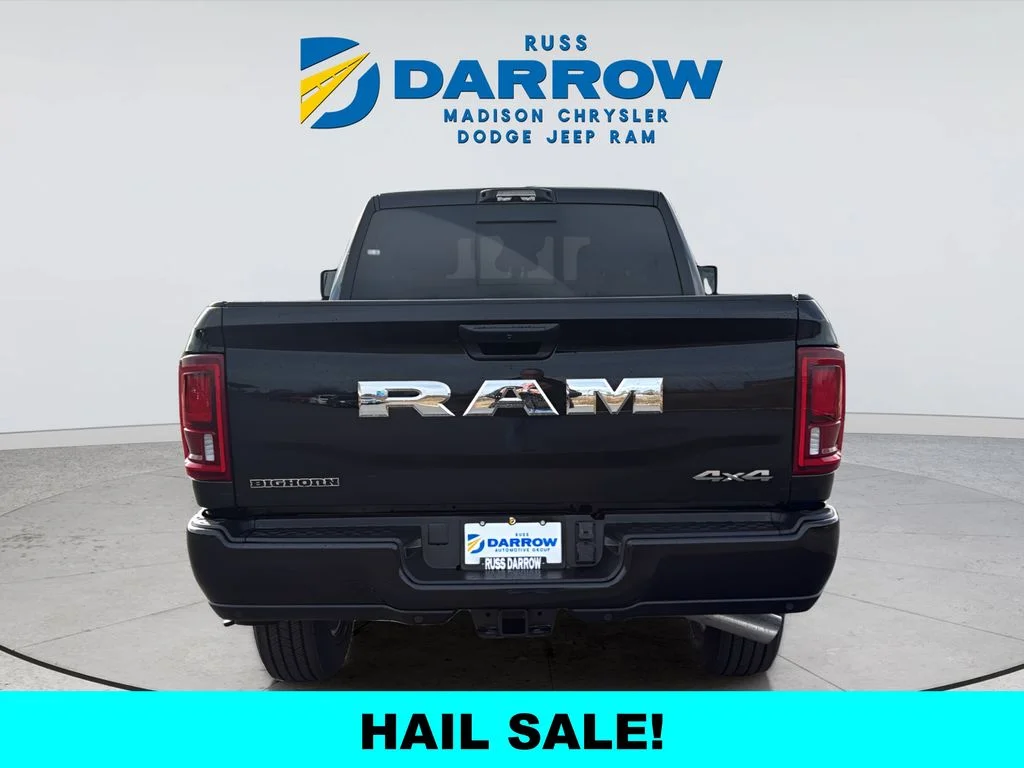 New 2026 Diamond Black Crystal Pearl-Coat Exterior Paint RAM Big Horn image 4
