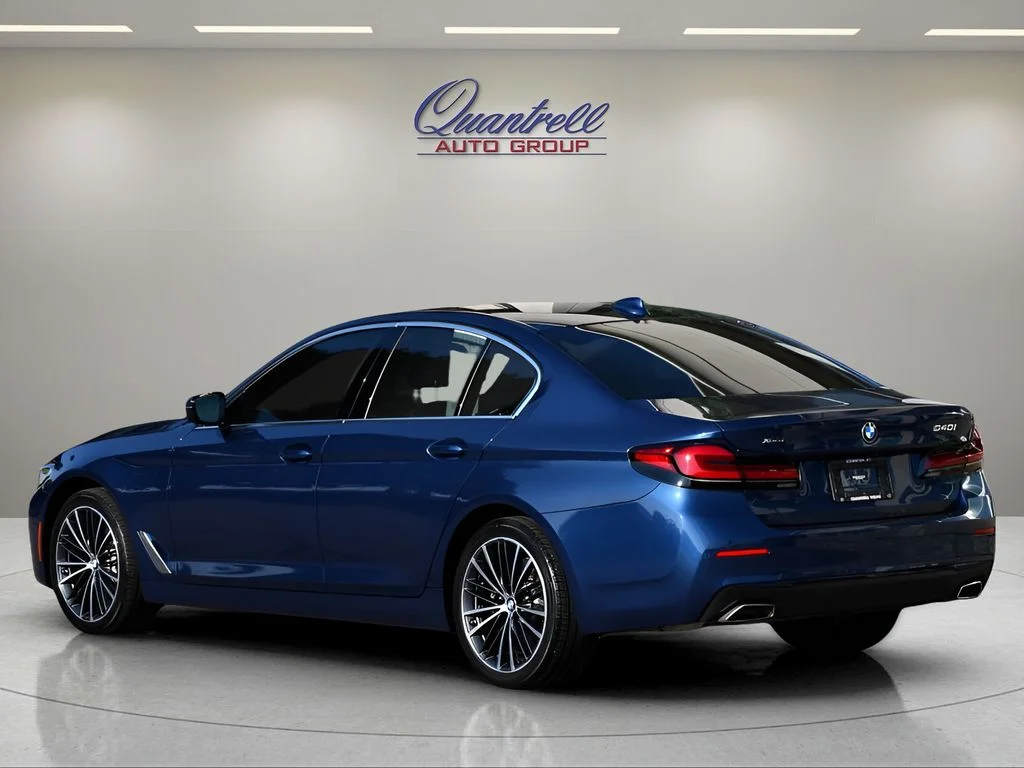Used 2022 Blue BMW 540i xDrive image 6