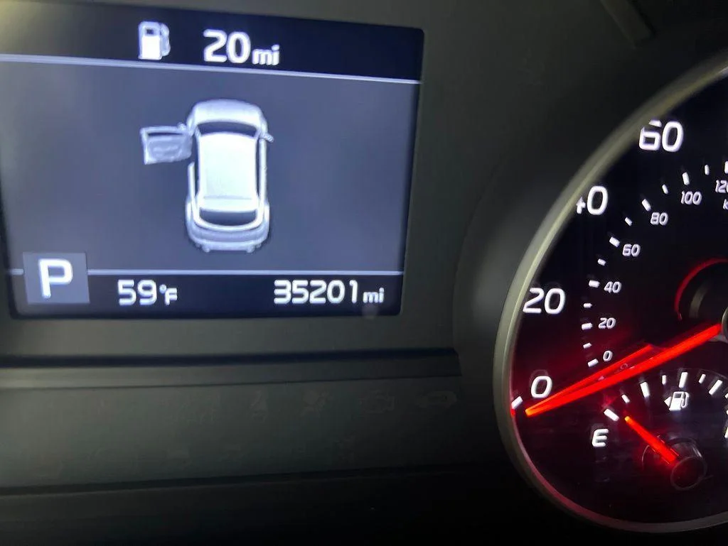 Used 2020 Red Kia LX image 12