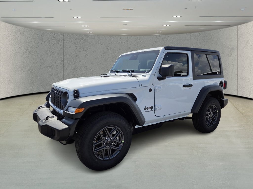 New 2026 Bright White Clear-Coat Exterior Paint Jeep Sport S image 8