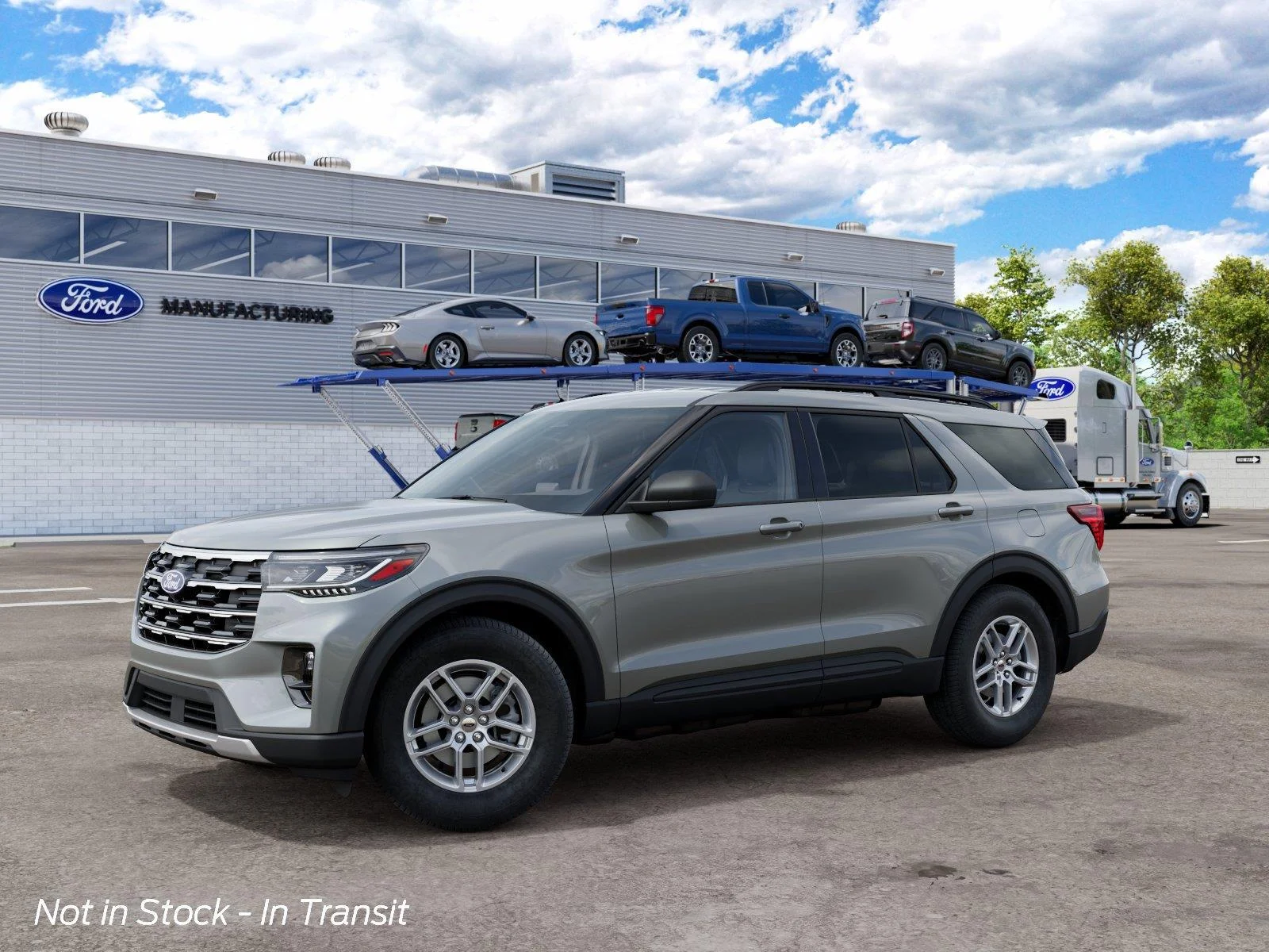 New 2027 Avalanche Gray FORD Active image 2