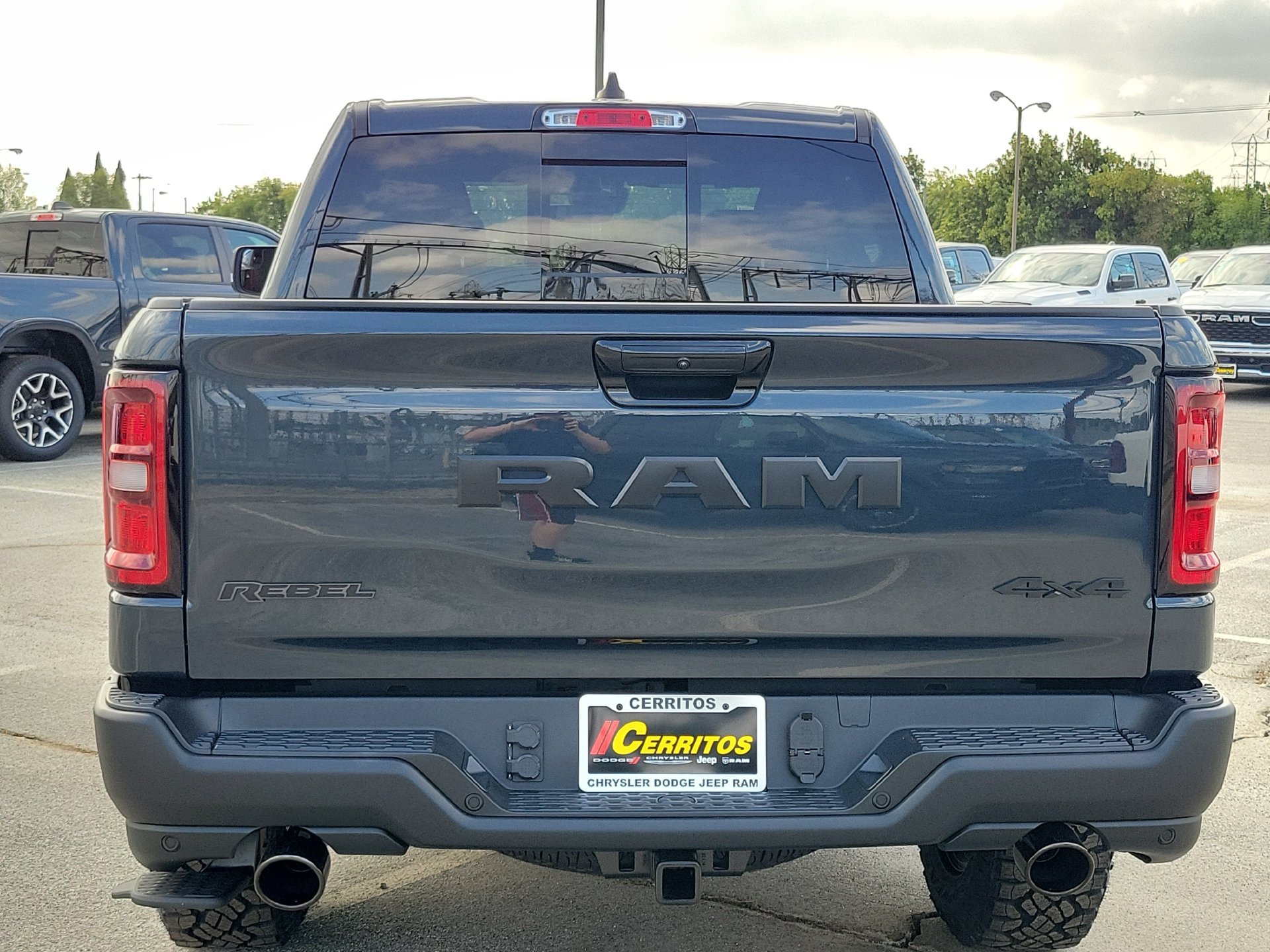 New 2027 Forged Blue Metallic Exterior Paint RAM Rebel image 3