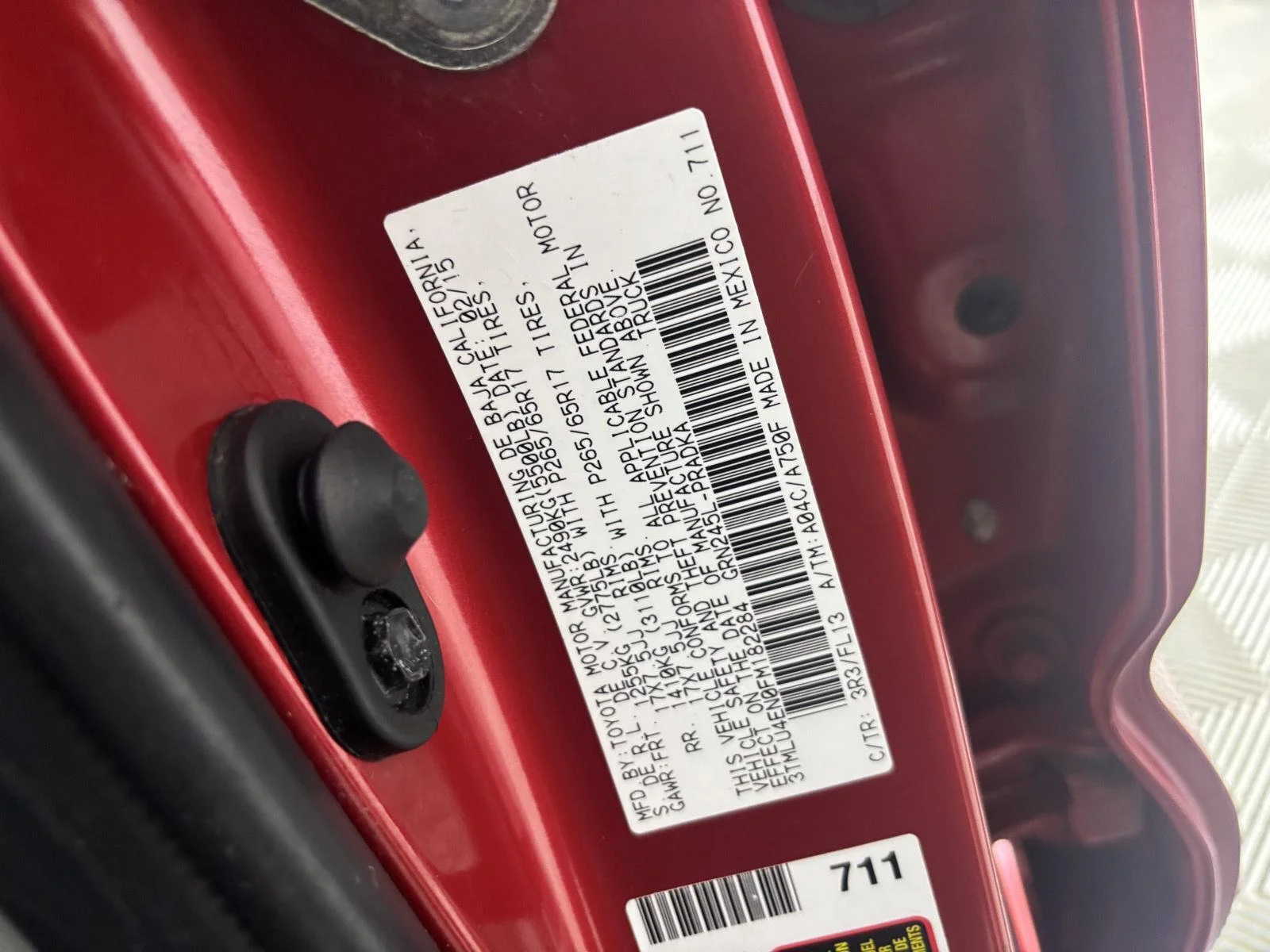Used 2015 Barcelona Red Metallic Toyota TRD Pro image 20