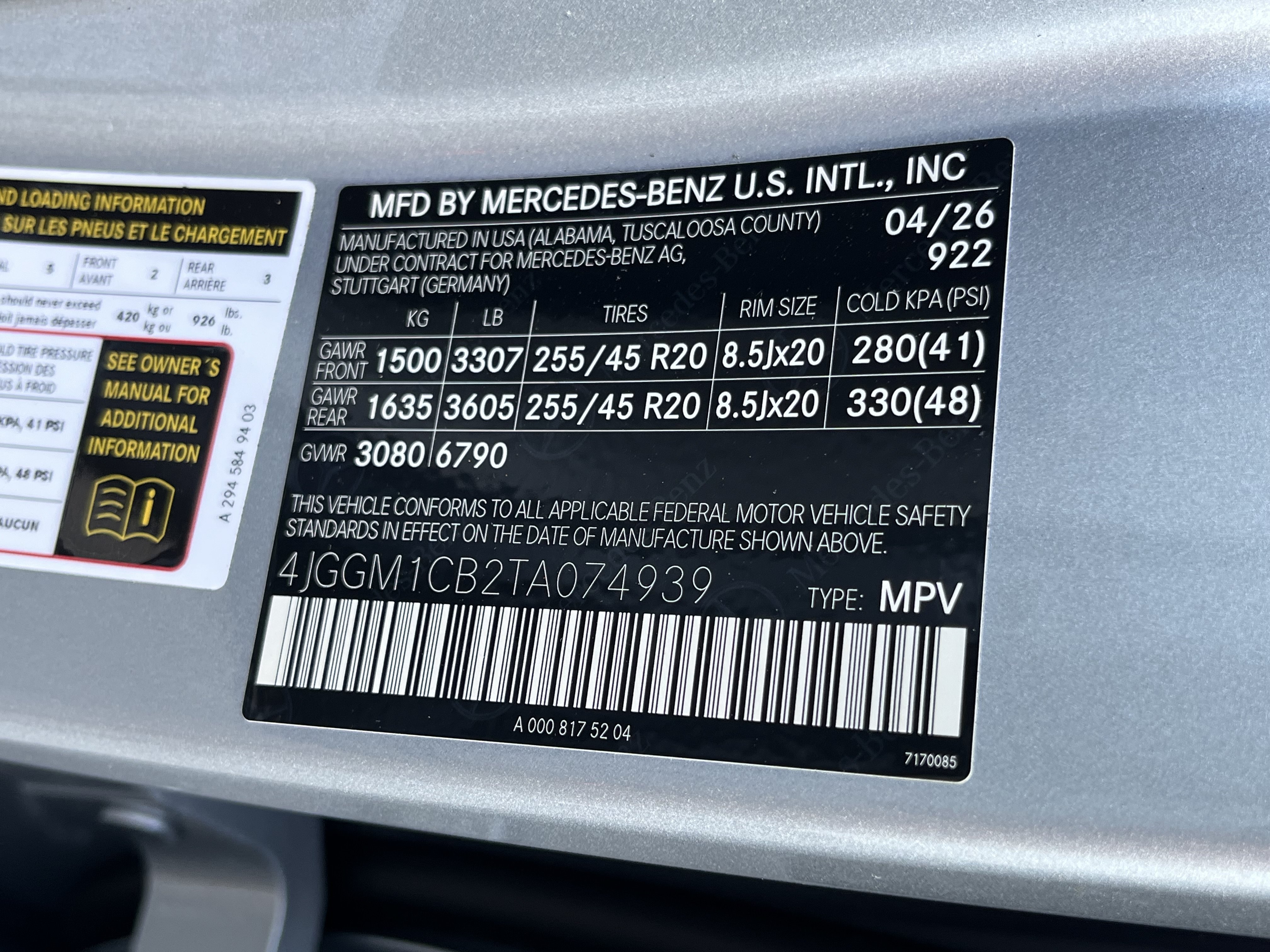 New 2026 Cirrus Silver Metallic Mercedes-Benz EQE 320 image 29