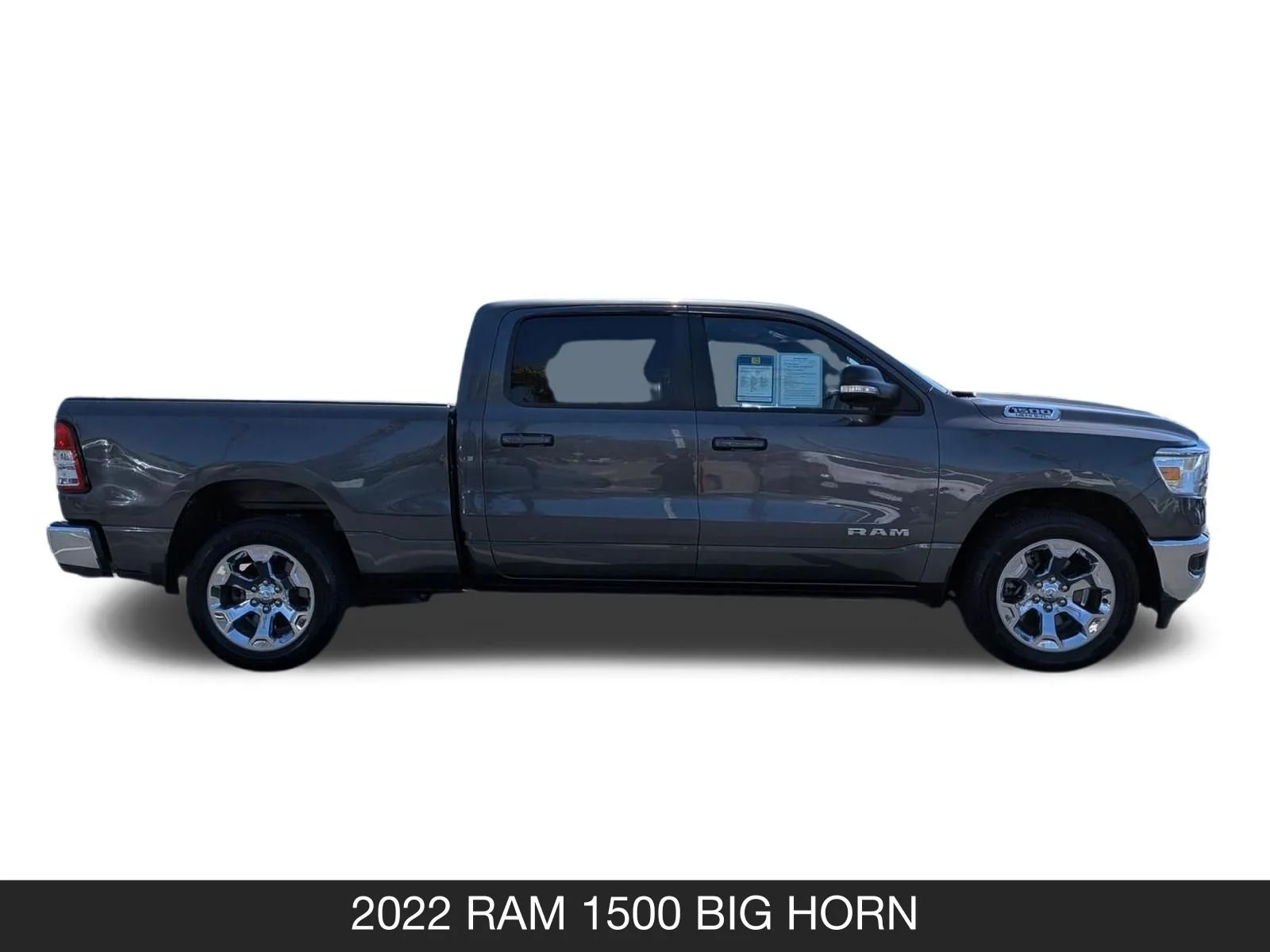Used 2022 Granite Crystal Metallic Clearcoat Ram Big Horn image 5