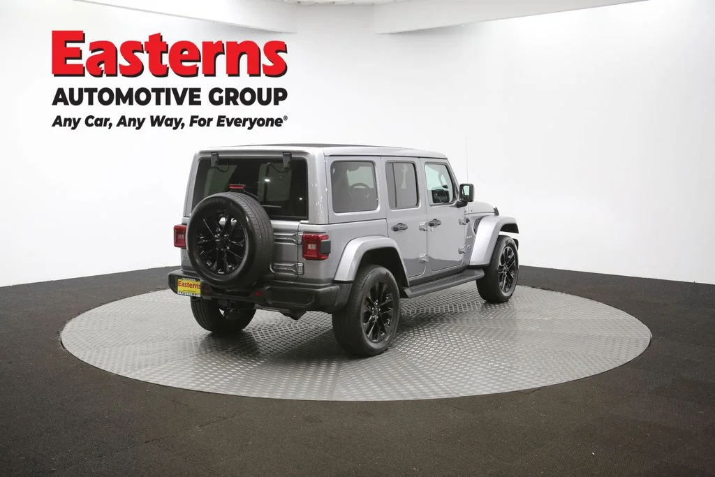 Used 2021 Silver Jeep Unlimited Sahara 4xe image 41