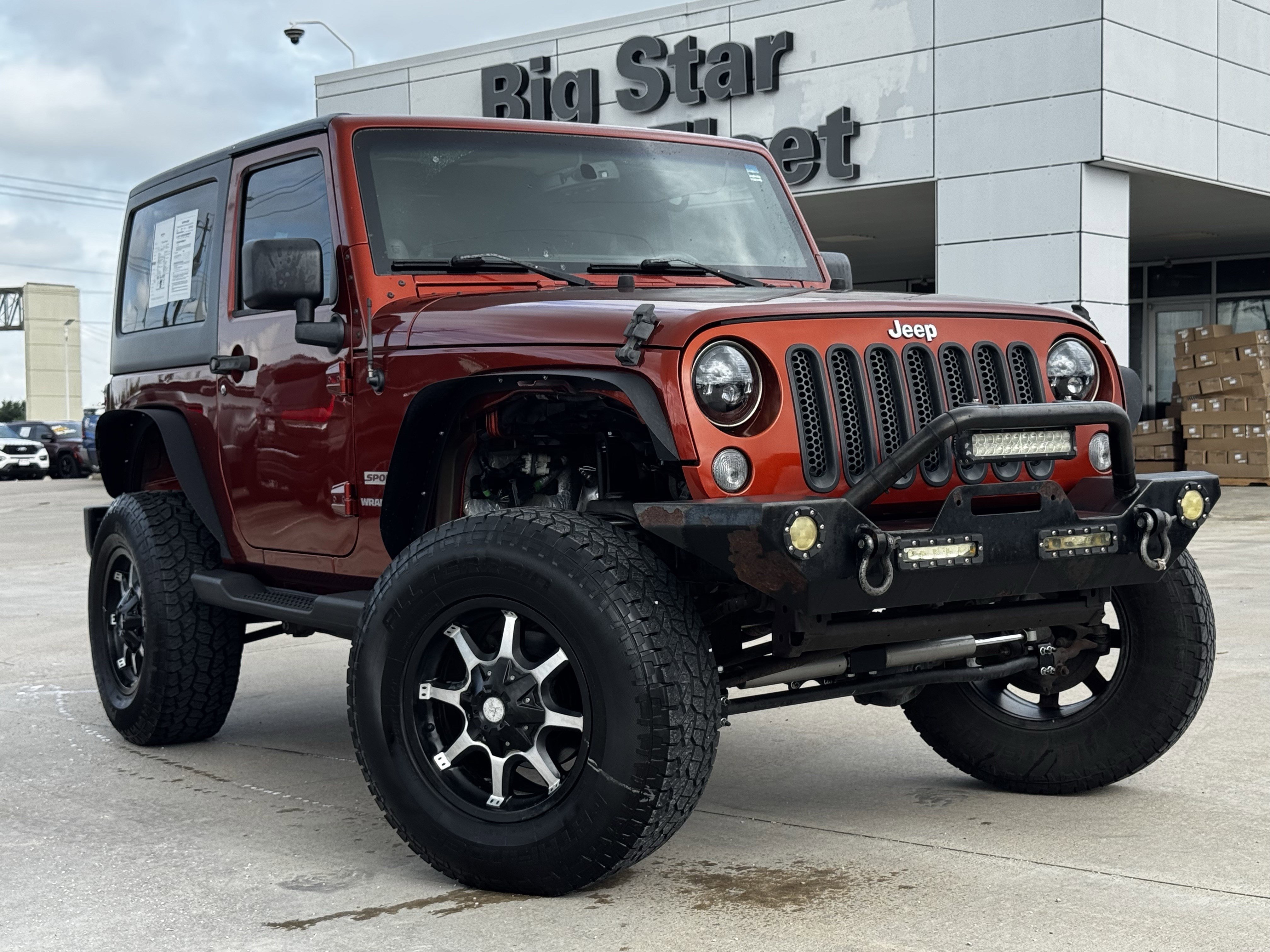 Used 2014 Jeep Wrangler Sport with VIN 1C4AJWAG0EL169456 for sale in Webster, TX
