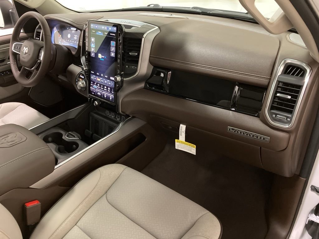 New 2026 Bright White Clear-Coat Exterior Paint RAM Laramie image 17