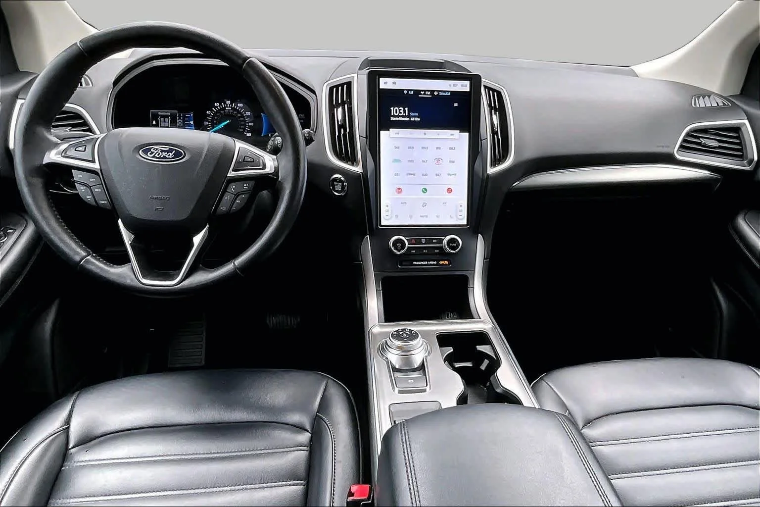Used 2022 Rapid Red Metallic Tinted Clearcoat Ford SEL image 14