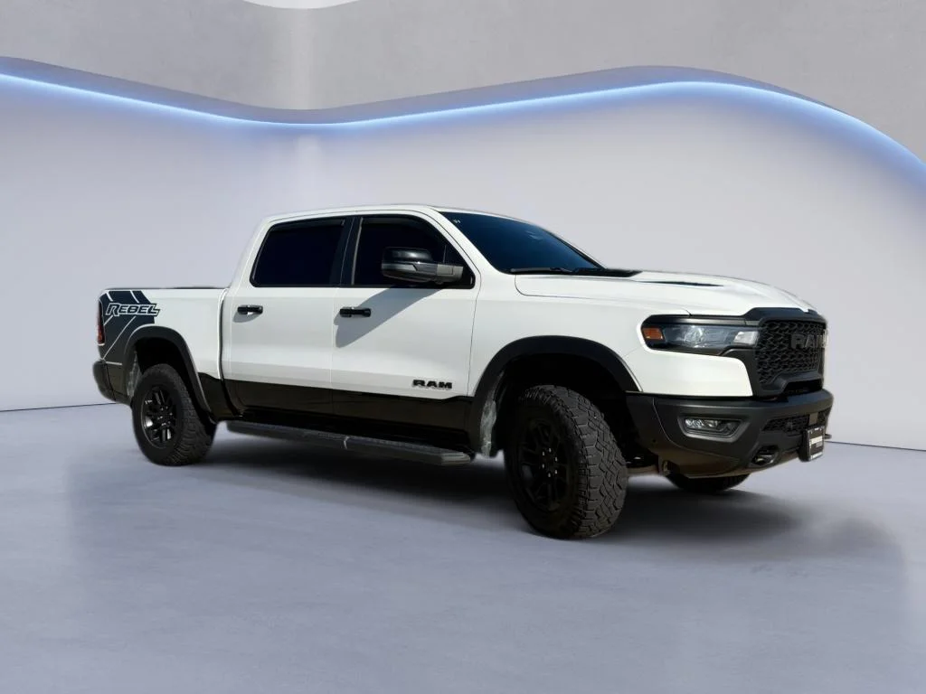 Used 2025 Bright White Clearcoat Ram Rebel image 8