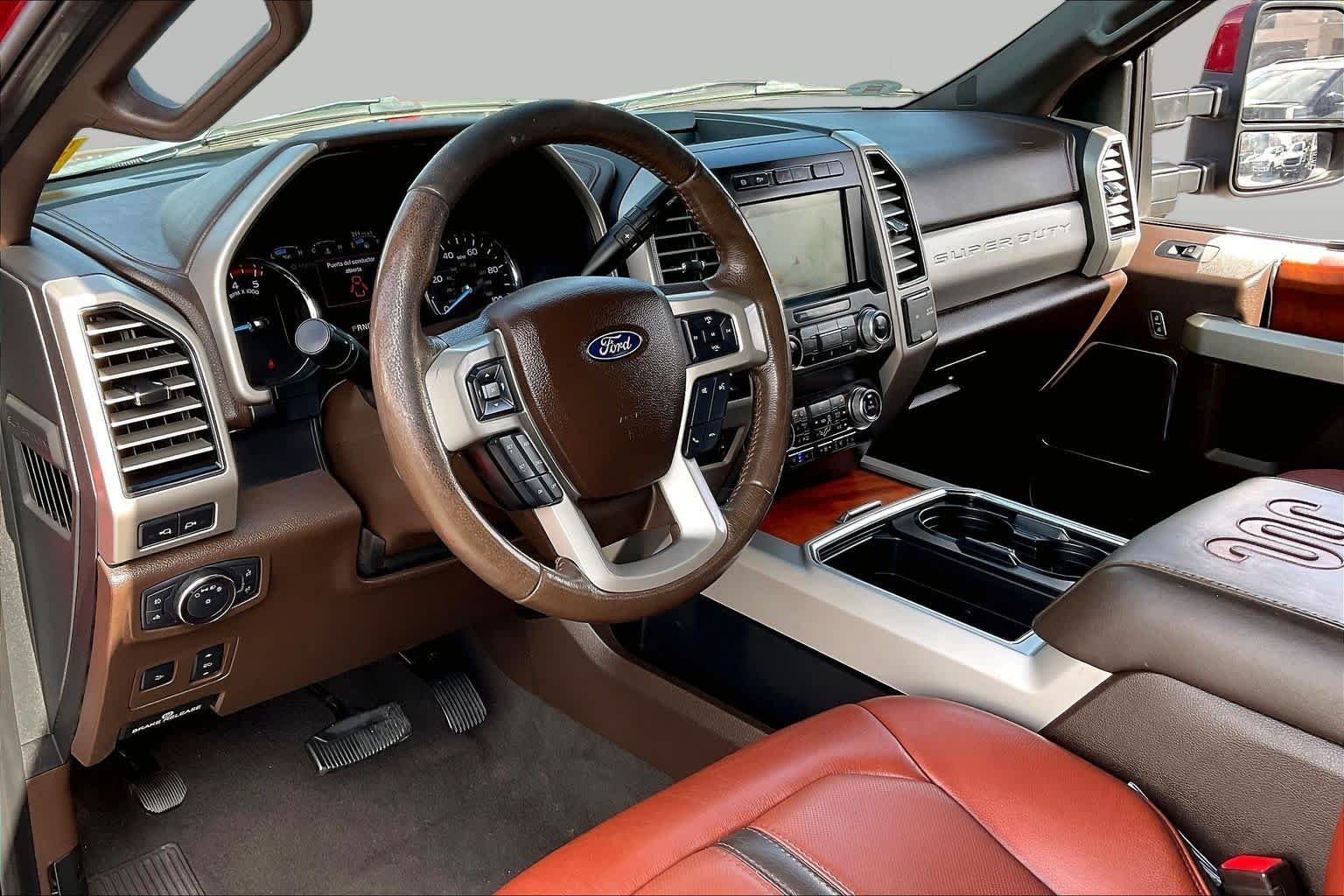 Used 2019 Ruby Red Metallic Tinted Clearcoat/Stone Gray Ford King Ranch image 16
