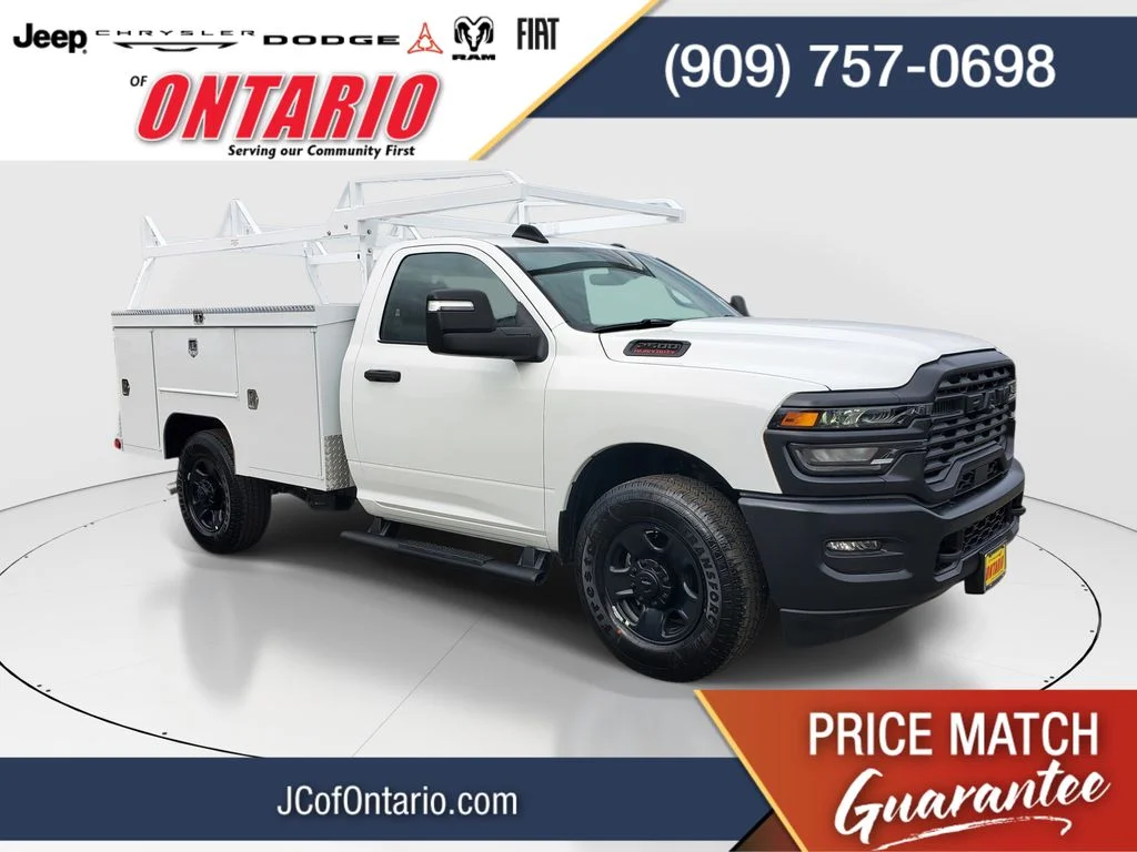 New 2026 Bright White Clear-Coat Exterior Paint RAM Tradesman image 1