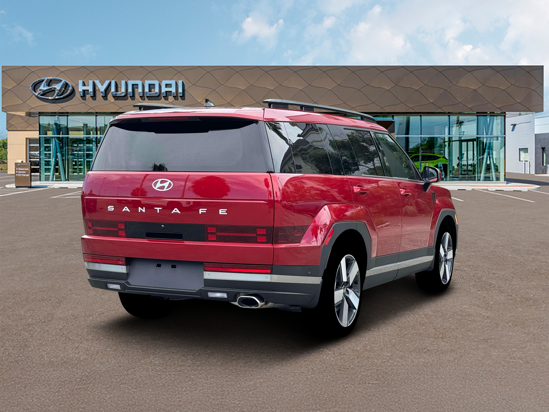 New 2026 Red Hyundai Limited FWD image 7