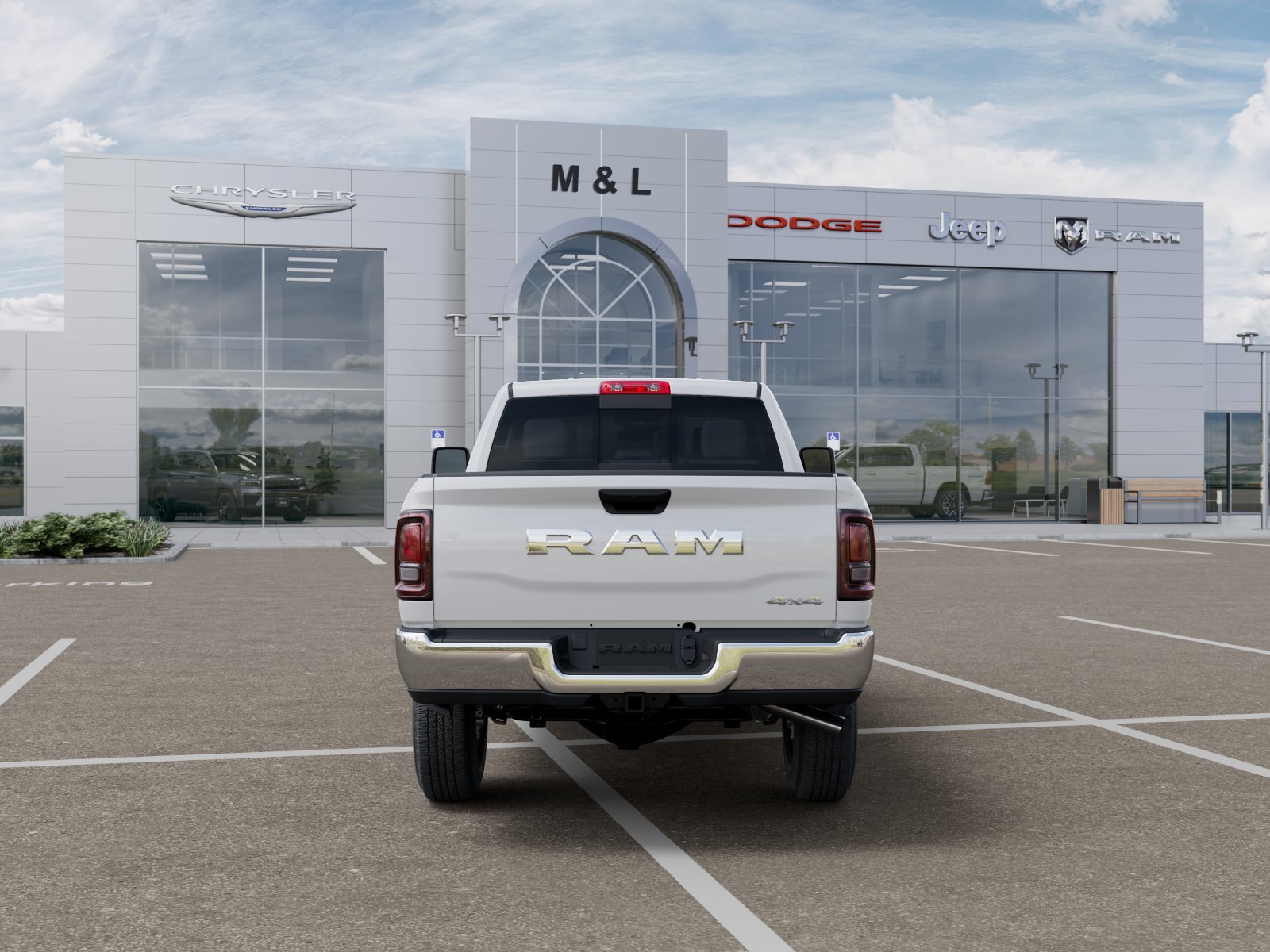 New 2026 Bright White Clear-Coat Exterior Paint RAM Tradesman image 33