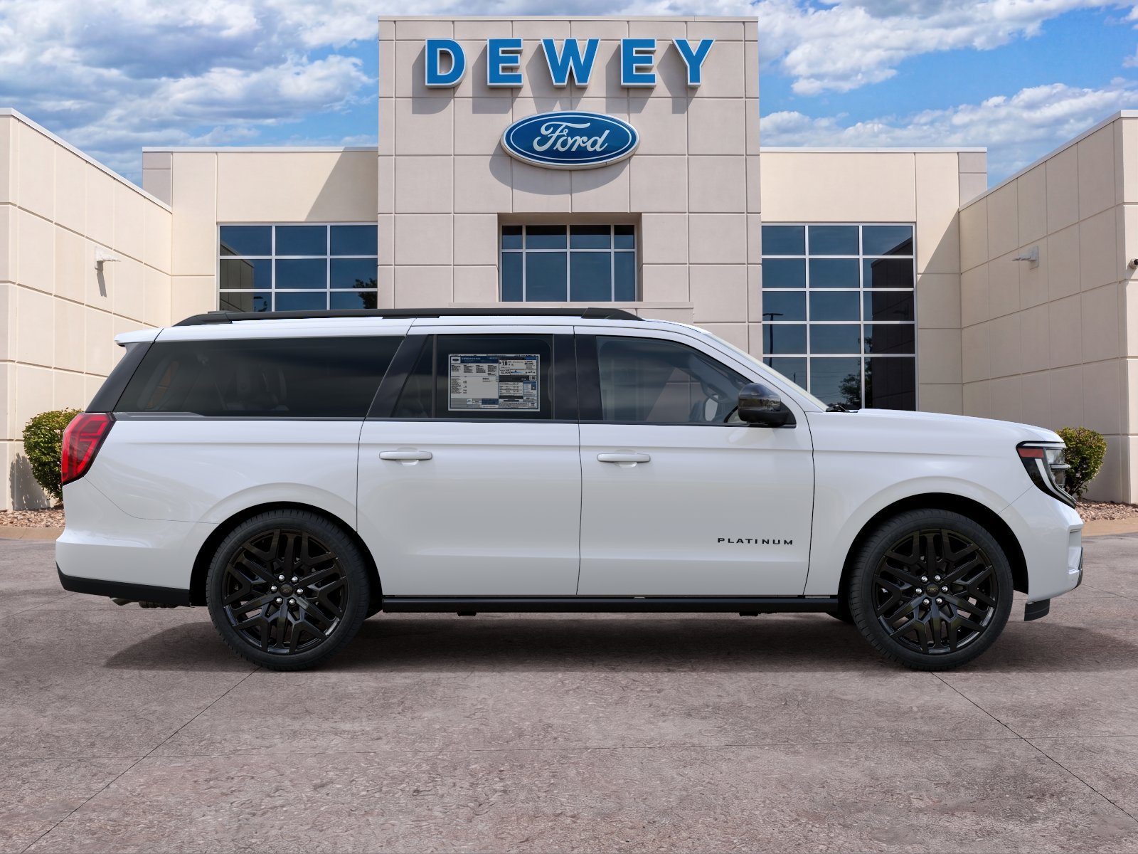 New 2027 Star White Metallic Tri-Coat Ford Platinum image 5