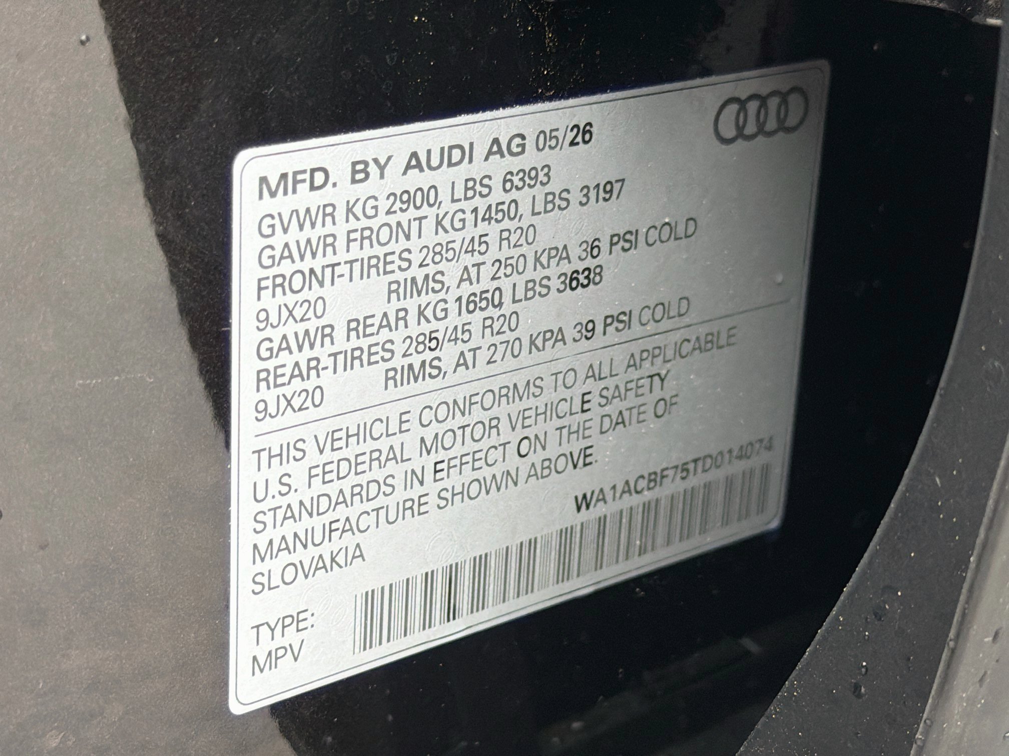 New 2026 Tamarind Brown Metallic Audi Premium image 44