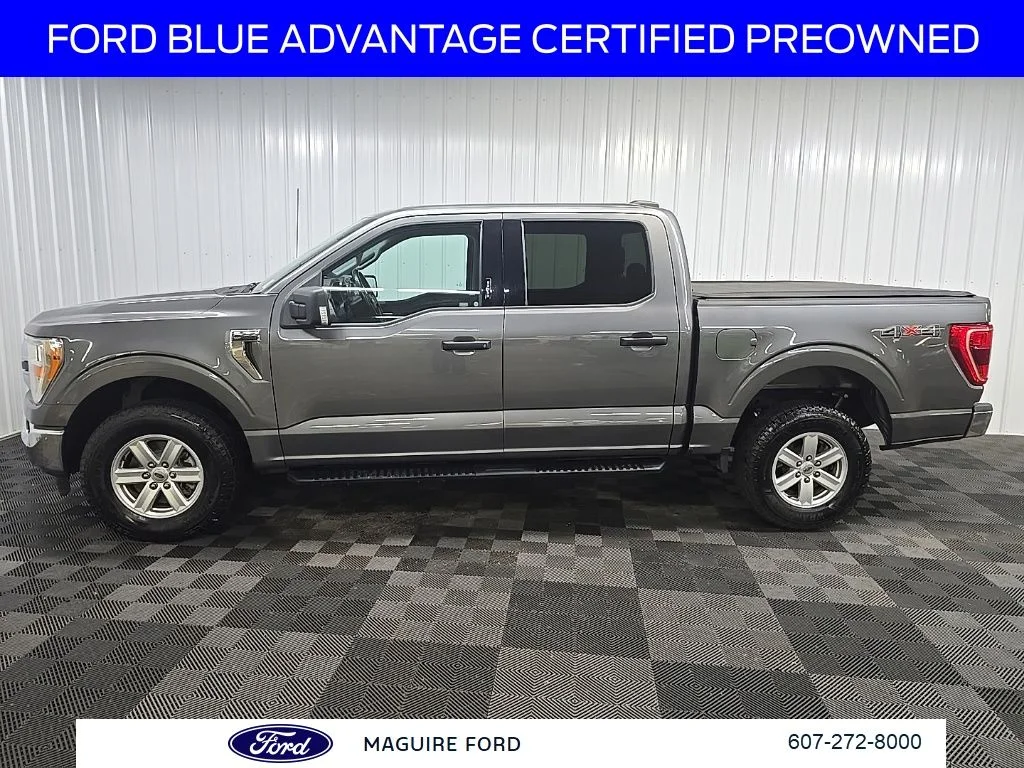 Used 2021 Carbonized Gray Metallic Ford XLT image 6