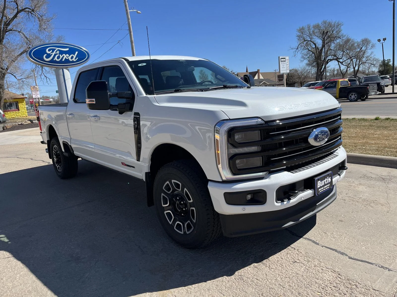 New 2026 Star White Metallic Tri-Coat Ford F-250® Platinum® image 4