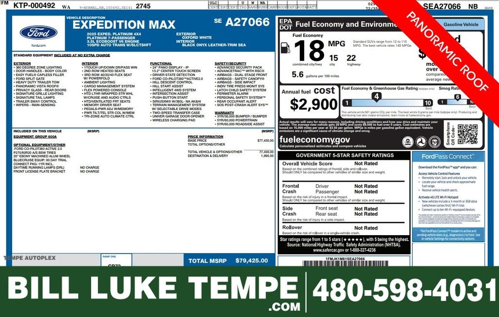2025 Ford Expedition Platinum MAX 4x4's photo