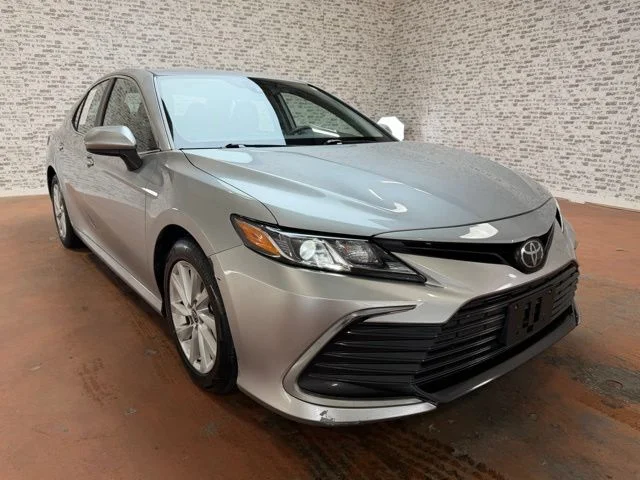 Used 2021 Celestial Silver Metallic Toyota LE image 7